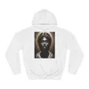 Black Jesus And Crown of Thorns Watercolour Painting Portrait Hoodie