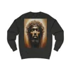 Black Jesus And Holy Crown Of Thorns Portrait Sweatshirt