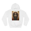 Black Jesus And Holy Crown Of Thorns Portrait Hoodie