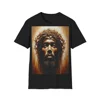 Black Jesus And Holy Crown Of Thorns Portrait T-Shirt