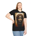 Black Jesus And Holy Crown Of Thorns Portrait T-Shirt