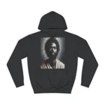 Black Jesus Watercolour Painting Portrait Hoodie
