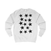 Black Pentagram Star Cluster Pattern Sweatshirt