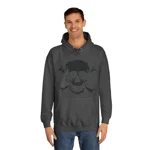 Black Skull and Crossbones Distressed Hoodie
