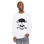 Black Skull and Cross Bones Distressed Long Sleeve T-Shirt Black Skull and Cross Bones Distressed Long Sleeve T-Shirt