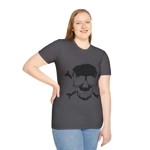 Black Skull and Cross Bones Distressed T-Shirt