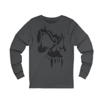 Black Vampire Skull Long Sleeve T-Shirt
