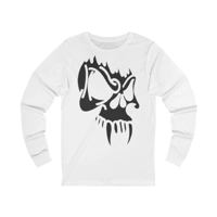 Black Vampire Skull Long Sleeve T-Shirt