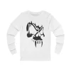 Black Vampire Skull Long Sleeve T-Shirt