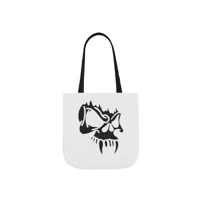 Black Vampire Skull Shoulder Tote Bag