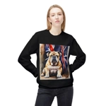 British Bulldog and Union Jack Flag Sweatshirt