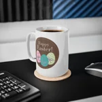 Brown Easter Eggs Happy Easter Coffee Mug