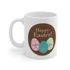 Brown Easter Eggs Happy Easter Coffee Mug