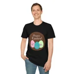Brown Easter Eggs Happy Easter Cotton T-Shirt