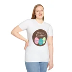 Brown Easter Eggs Happy Easter Cotton T-Shirt