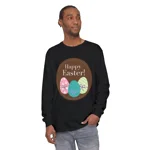 Brown Easter Eggs Happy Easter Long Sleeve T-Shirt