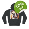 Bulldog Dog Cute Watercolour Hoodie