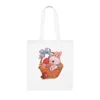 Bunny Rabbit in an Easter Basket Cotton Shopping Tote Bag
