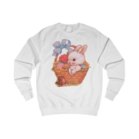 Bunny Rabbit in an Easter Basket Sweatshirt
