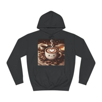 Cappuccino Cute Coffee Cartoon Hoodie