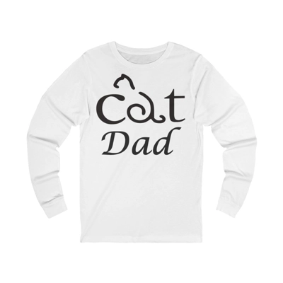 Cat Dad Father's Day Long Sleeve T-Shirt