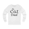 Cat Dad Father's Day Long Sleeve T-Shirt