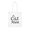 Cat Mum Mother's Day Cotton Shopping Tote Bag