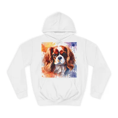 Cavalier King Charles Spaniel Dog Cute Watercolour Hoodie