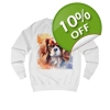 Cavalier King Charles Spaniel Dog Cute Watercolour Sweatshirt