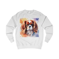 Cavalier King Charles Spaniel Dog Cute Watercolour Sweatshirt