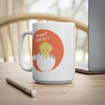 Chick Hatching Happy Easter Coffee Mug