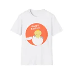 Chick Hatching Happy Easter Cotton T-Shirt