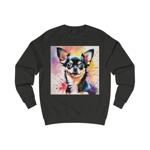 Chihuahua Black Dog Cute Watercolour Sweatshirt