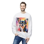 Chihuahua Black Dog Cute Watercolour Sweatshirt