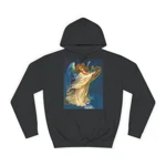 Christmas Angel and Gold Harp Hoodie