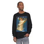 Christmas Angel and Gold Harp Long Sleeve T-Shirt