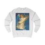 Christmas Angel and Gold Harp Sweatshirt