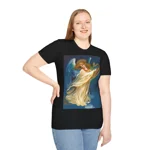 Christmas Angel and Gold Harp T-Shirt