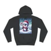 Christmas Candy Cane Penguin Hoodie