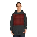 Christmas Dark Red Plaid Tartan Pattern Hoodie
