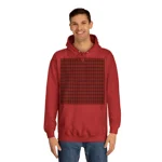 Christmas Dark Red Plaid Tartan Pattern Hoodie