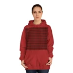 Christmas Dark Red Plaid Tartan Pattern Hoodie