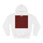 Christmas Dark Red Plaid Tartan Pattern Hoodie