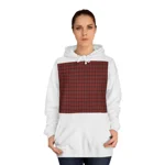 Christmas Dark Red Plaid Tartan Pattern Hoodie