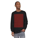 Christmas Dark Red Plaid Tartan Pattern Long Sleeve T-Shirt