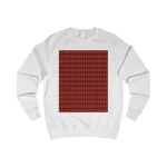 Christmas Dark Red Plaid Tartan Pattern Sweatshirt