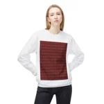 Christmas Dark Red Plaid Tartan Pattern Sweatshirt