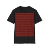 Christmas Dark Red Plaid Tartan Pattern T-Shirt