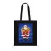 Christmas Eve Santa Claus Gift Delivery Cotton Shopping Tote Bag