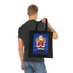 Christmas Eve Santa Claus Gift Delivery Cotton Shopping Tote Bag